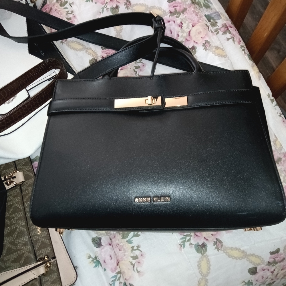 Anne Klein Black Handbag